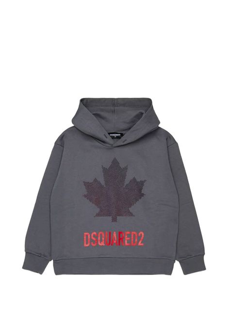 Felpa con strass DSQUARED2 JUNIOR | DQ3435 D0AJ6DQ913